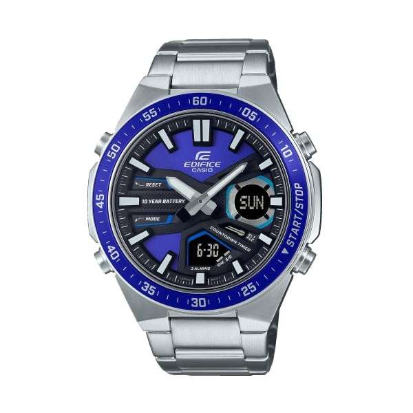 CASIO EDIFICE CLASSIC ANA-DIGIT - 10 YEAR BATTERY (EFV-C110D-2AVEF)