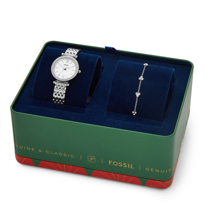 Fossil Carlie Set + Bracelet Womens Watch (ES5315SET)