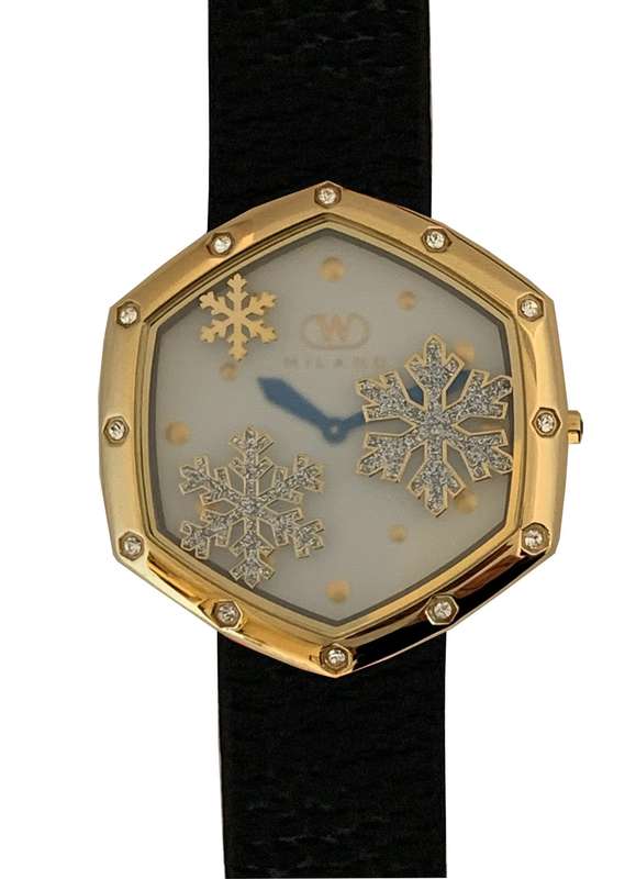 Wintex Milano Women's Watch (FIOCCO DI NEVE_G NERO)