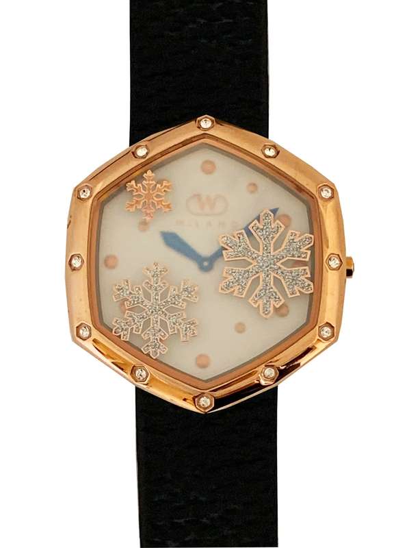 Wintex Milano Women's Watch (FIOCCO DI NEVE_R NERO)