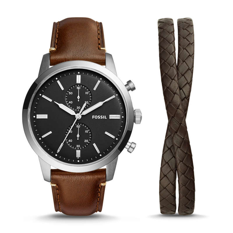Fossil Townsman Special Pack + Bracelet Mens Watch (FS5967SET)