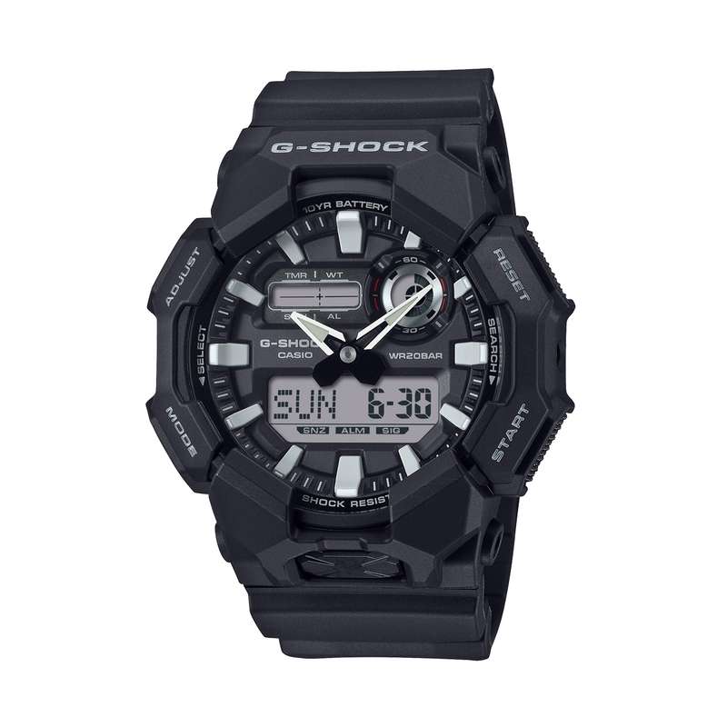 CASIO G-SHOCK NEW RUGGED BASIC Digital 10-Year Battery (GA-010-1AER)