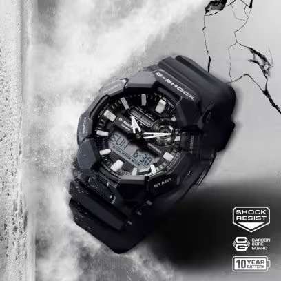 CASIO G-SHOCK NEW RUGGED BASIC Digital 10-Year Battery (GA-010-1AER)