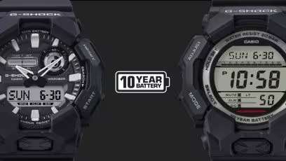 CASIO G-SHOCK NEW RUGGED BASIC Digital 10-Year Battery (GA-010-1AER)
