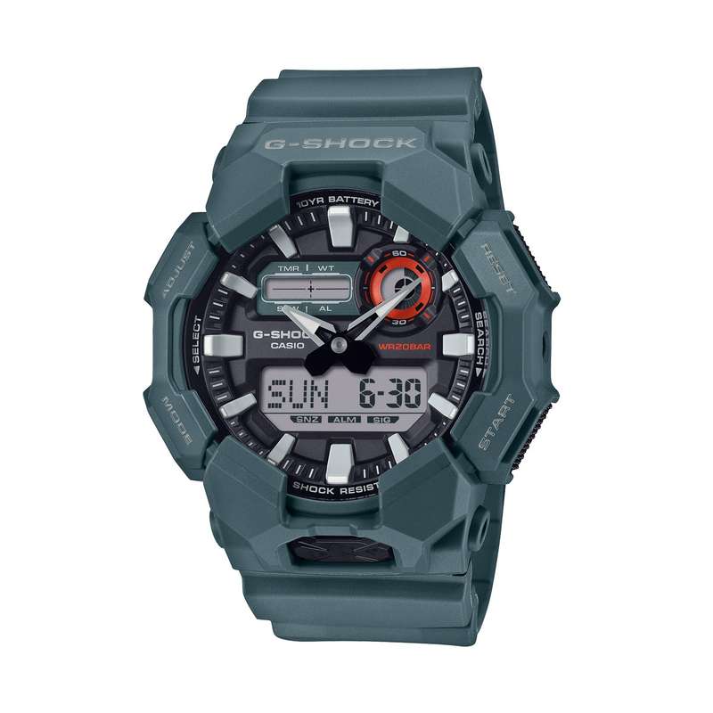 CASIO G-SHOCK NEW RUGGED BASIC Analog-Digital 10-Year Battery (GA-010-2AER)