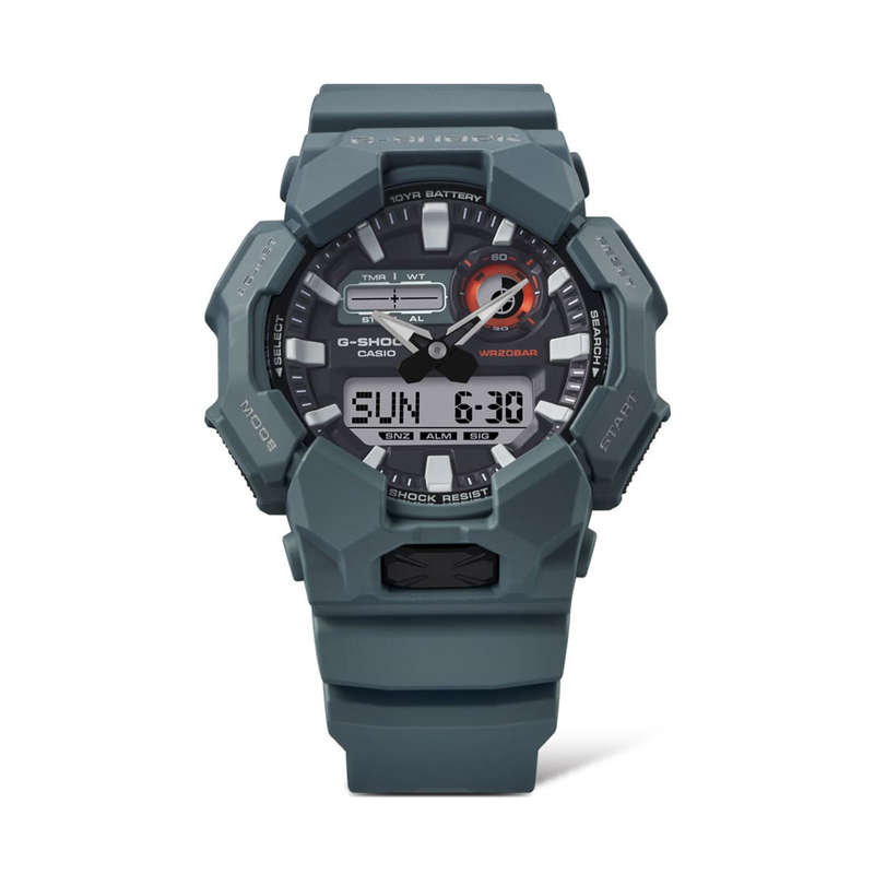 CASIO G-SHOCK NEW RUGGED BASIC Analog-Digital 10-Year Battery (GA-010-2AER)