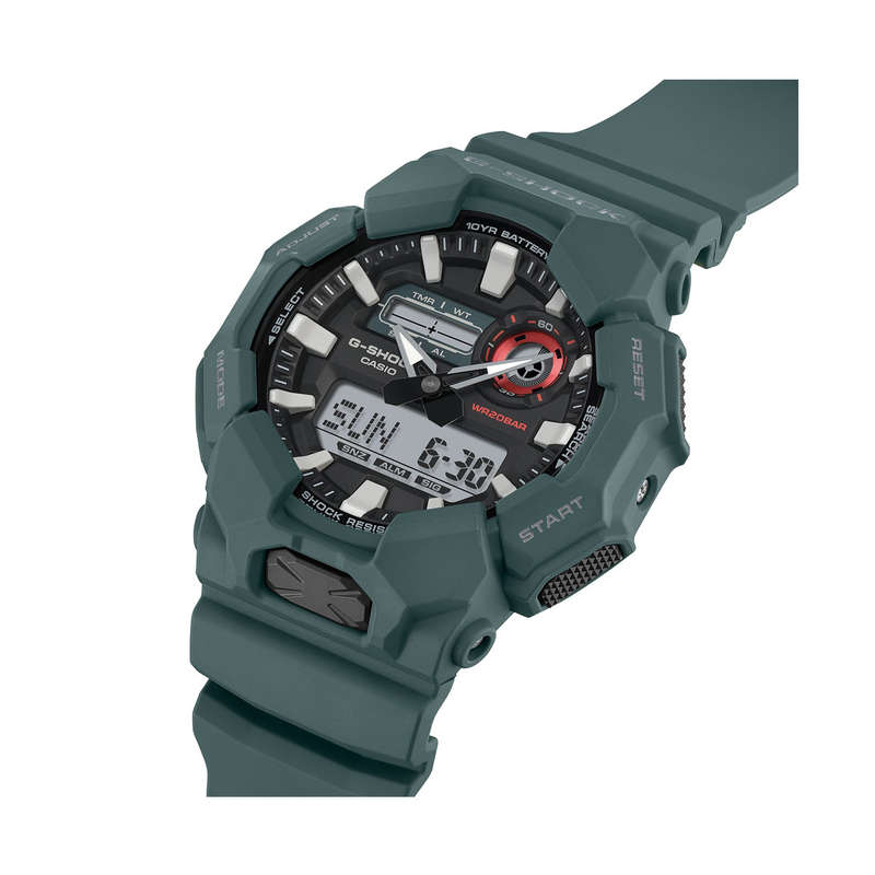 CASIO G-SHOCK NEW RUGGED BASIC Analog-Digital 10-Year Battery (GA-010-2AER)