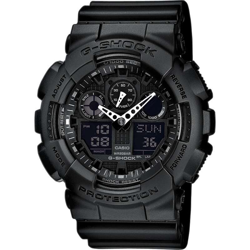 Casio G-Shock Ga-100-1a1er Mens Watch Chronograph(Ga-100-1a1er)