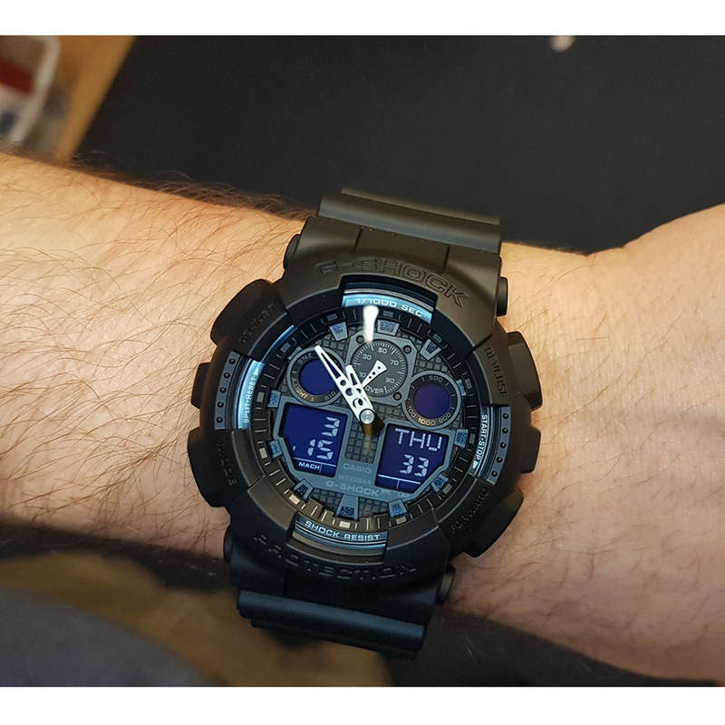 Casio G-Shock Ga-100-1a1er Mens Watch Chronograph(Ga-100-1a1er)