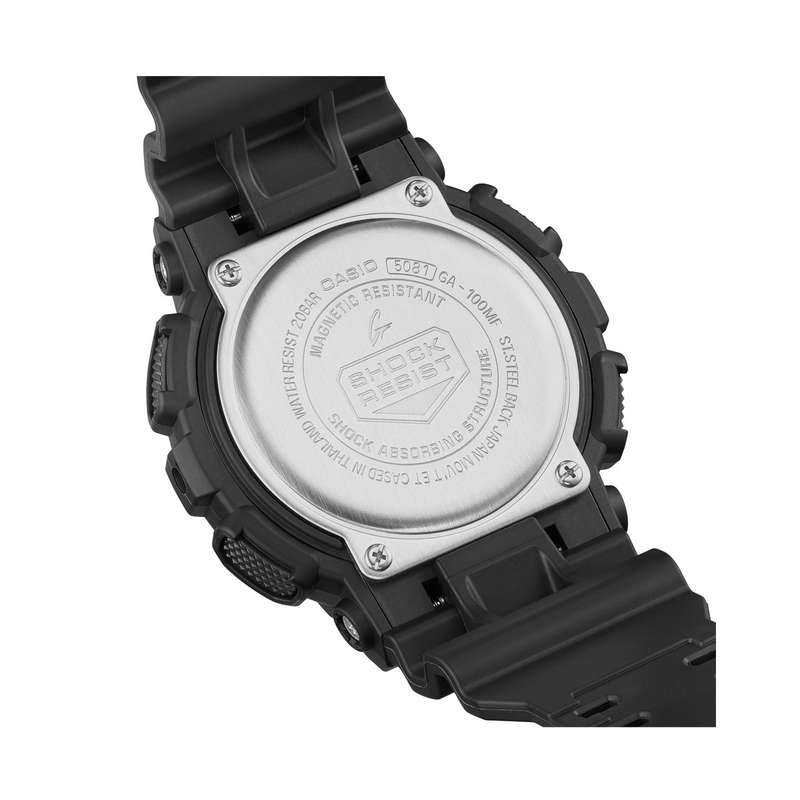CASIO G-SHOCK OVERSIZE - MATTE FLUO SERIE - BLACK (GA-100MF-1AER)