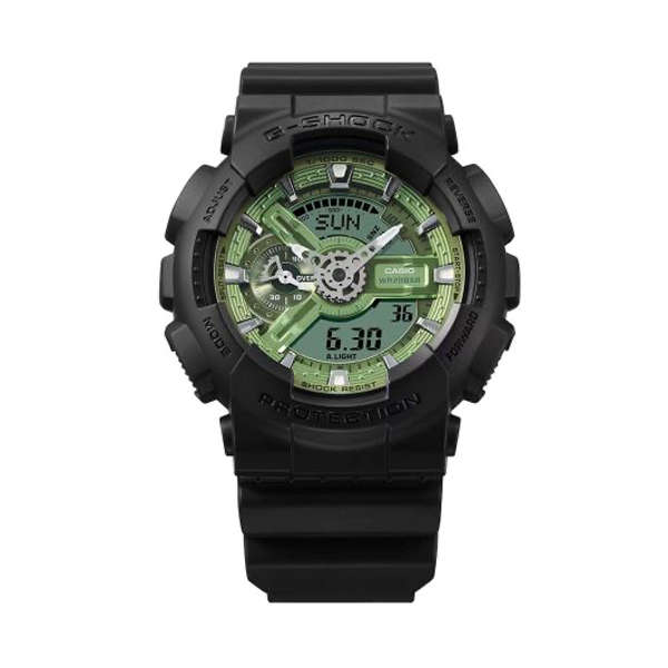 CASIO G-SHOCK GS-BASIC - TONE ON TONE DIAL - GREEN SAGE *** SPECIAL PRICE *** (GA-110CD-1A3ER)