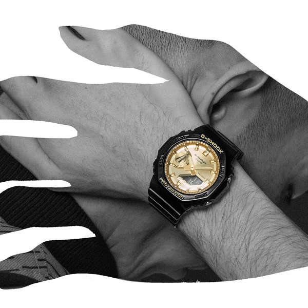 CASIO G-SHOCK OAK - Gold dial (GA-2100GB-1AER)