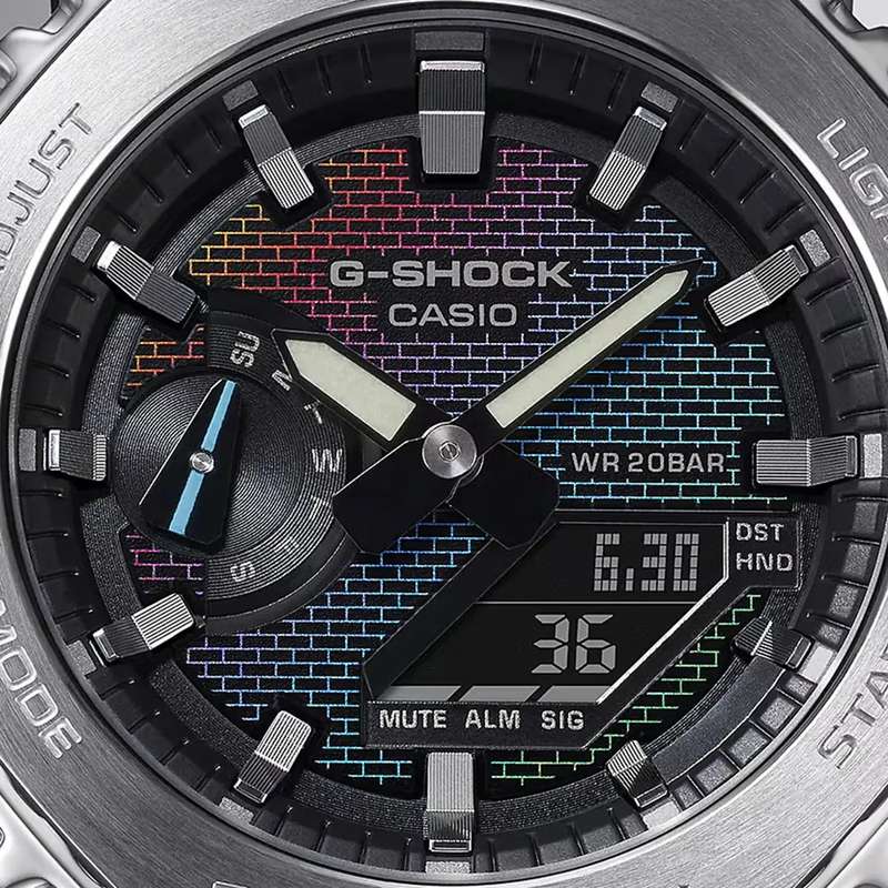 CASIO G-SHOCK OAK - RAINBOW BRICK WALL SERIE (GA-2100RW-1AER)