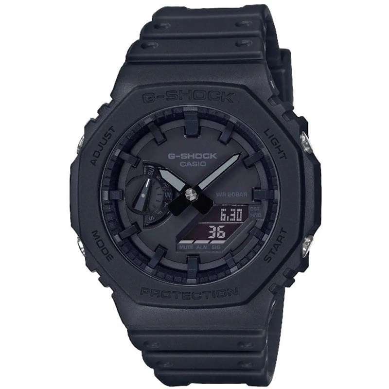 CASIO G-SHOCK NEW OAK ALL BLACK - Tough Solar, BluetoothÂ® (GA-B2100-1A1ER)