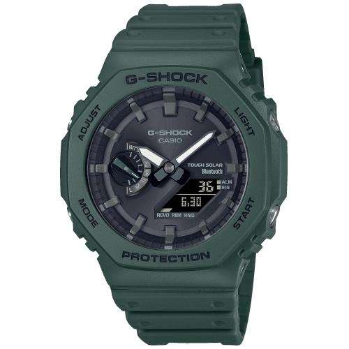 CASIO G-SHOCK NEW OAK Forest Green - Tough Solar, BluetoothÂ® (GA-B2100-3AER)