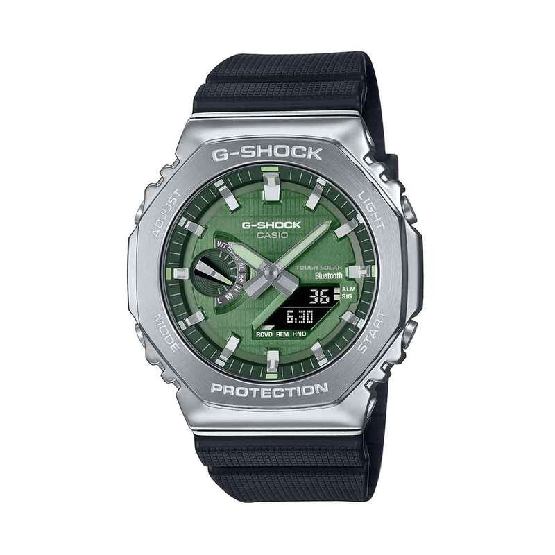CASIO G-SHOCK G-STEEL TOUGH SOLAR BluetoothÂ® - GREEN (GBM-2100A-1A3ER)