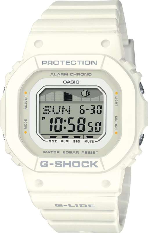 CASIO G-SHOCK G-LIDE White - SURF TIDE GRAPHS (GLX-S5600-7BER)