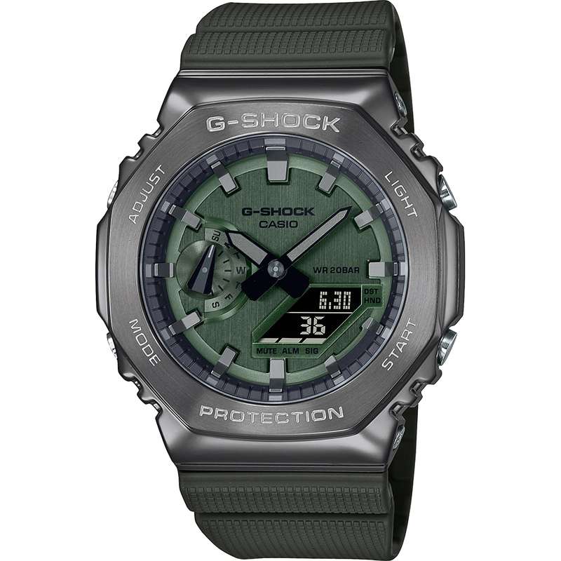 CASIO G-SHOCK OAK - METAL COVERED - Green (GM-2100B-3AER)