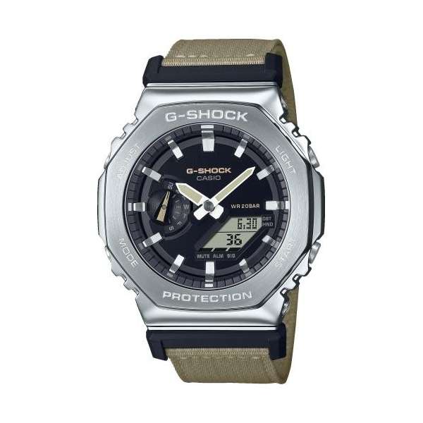CASIO G-SHOCK OAK  METAL COVERED - UTILITY SERIE KHAKI BEIGE (GM-2100C-5AER)