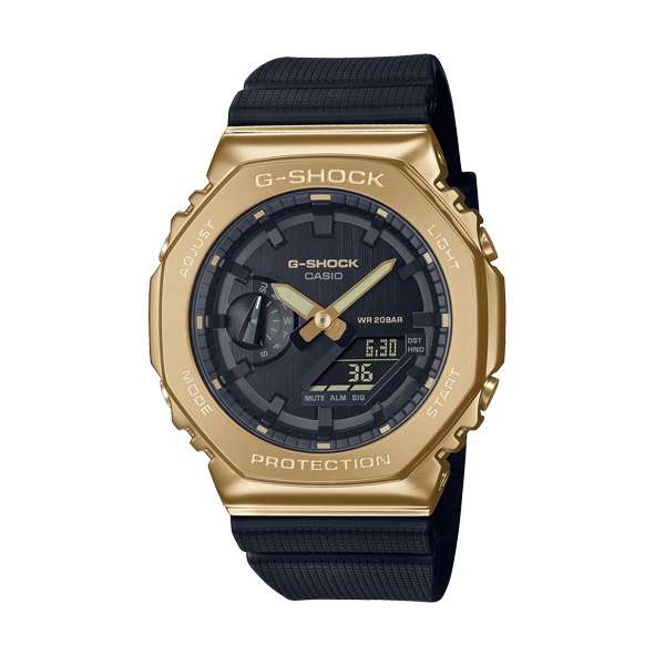 CASIO G-SHOCK OAK METAL COVERED OAK METAL COVERED - GOLD (GM-2100G-1A9ER)