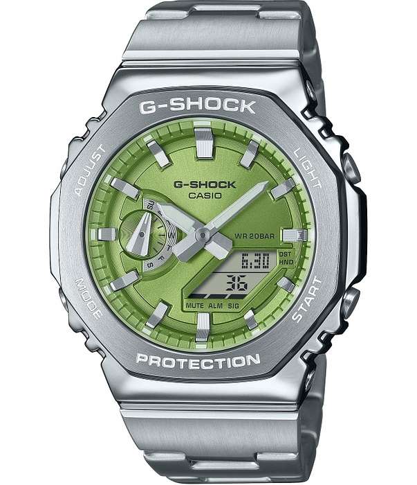 CASIO G-SHOCK OAK G-STEEL LIME GREEN (GM-2110D-3AER)