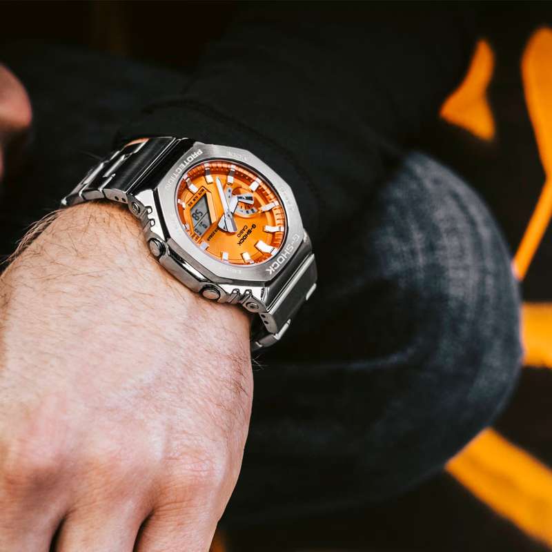 CASIO G-SHOCK OAK G-STEEL VIVID ORANGE (GM-2110D-4AER)