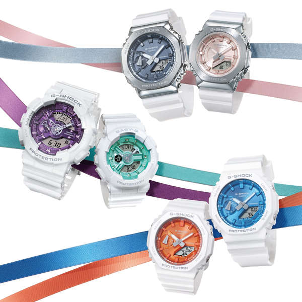 CASIO G-SHOCK OAK COMPACT - PRECIOUS HEART SERIE (GMA-S2100WS-7AER)