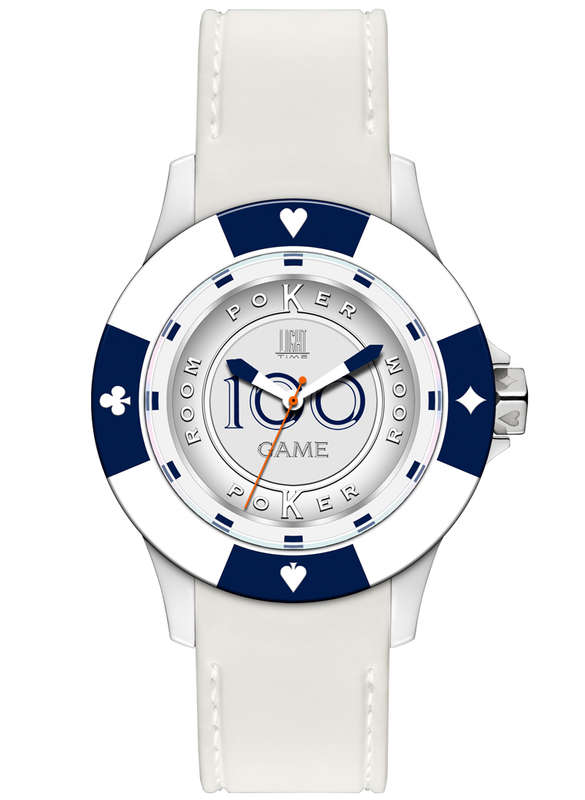 LIGHT TIME POKER - White / Blue (L147AS)