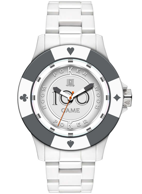 LIGHT TIME POKER - White / Grey (L147B)