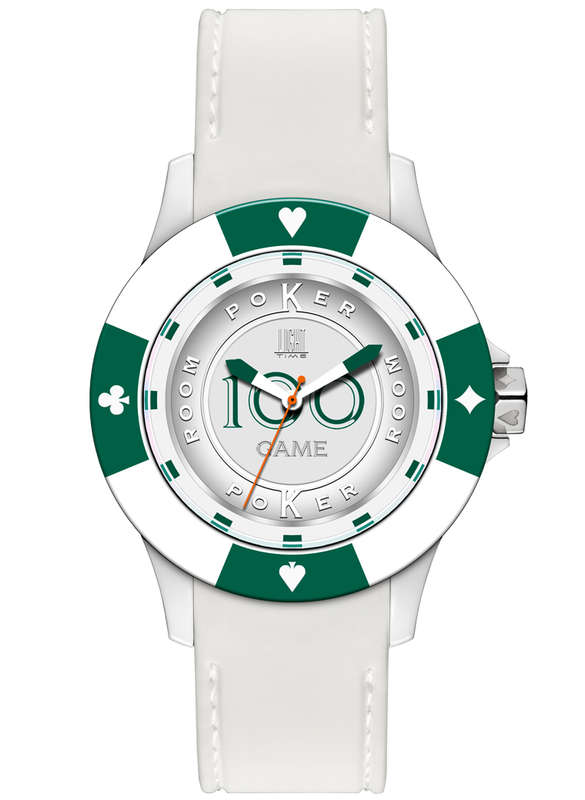 LIGHT TIME POKER - White / Green (L147DS)