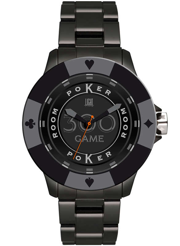 Light Time Unisex Watch (L147f)-Poker