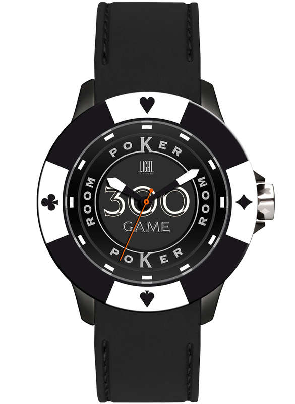 LIGHT TIME POKER - Black / White (L147FS)