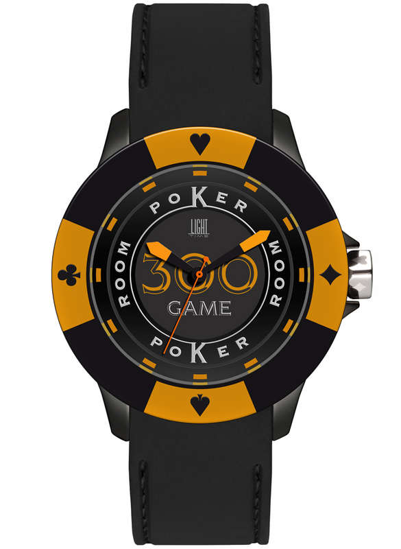 LIGHT TIME POKER - Black / Orange (L147GS)