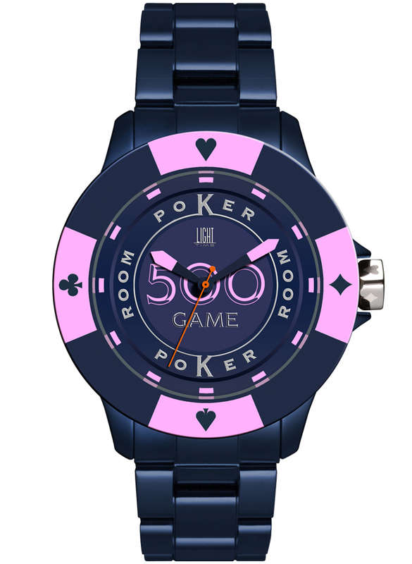 Light Time Unisex Watch (L147i)-Poker