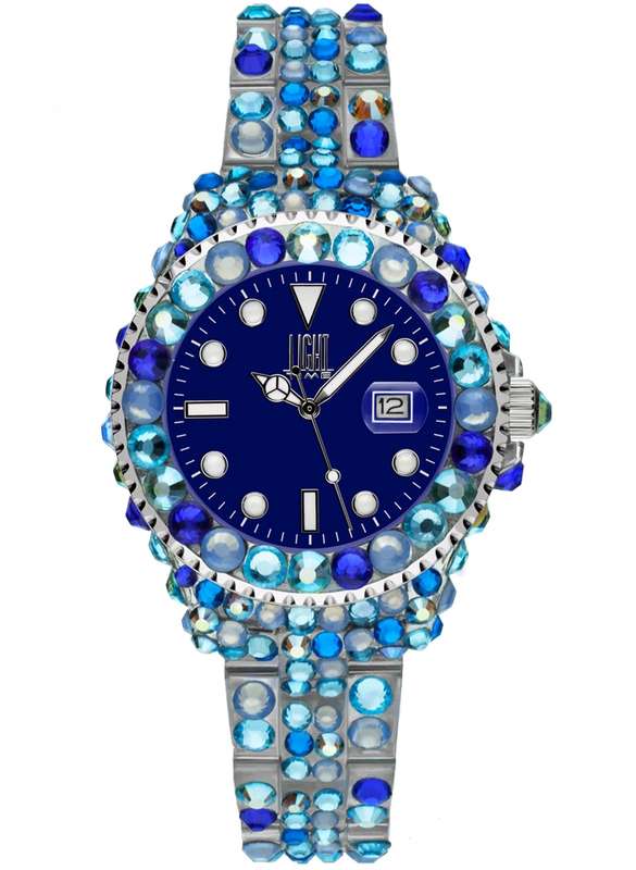 LIGHT TIME MEDITERRANEO - Full Strass / Blue (L603I)