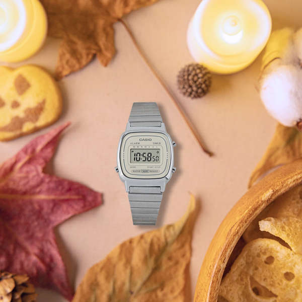 CASIO VINTAGE ICONIC MINI STEEL - CREAM (LA670WEA-8AEF)