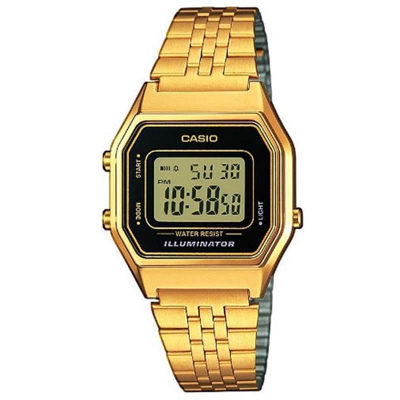 CASIO VINTAGE ICONIC LADY GOLD - BLACK (LA680WEGA-1ER)