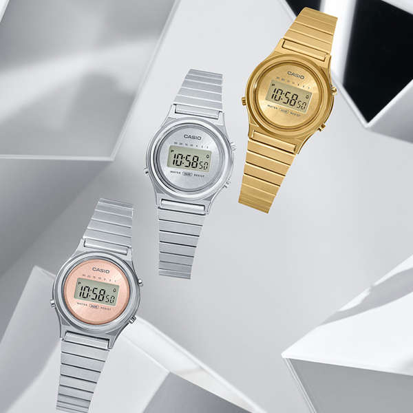 CASIO VINTAGE MINI COLLECTION SLIM ROUND - GOLD (LA700WEG-9AEF)