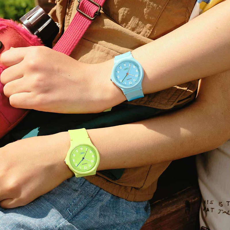 CASIO TIMELESS COLLECTION POP - BIO RESIN STRAP - LIGHT BLUE (LQ-24B-2BEF)