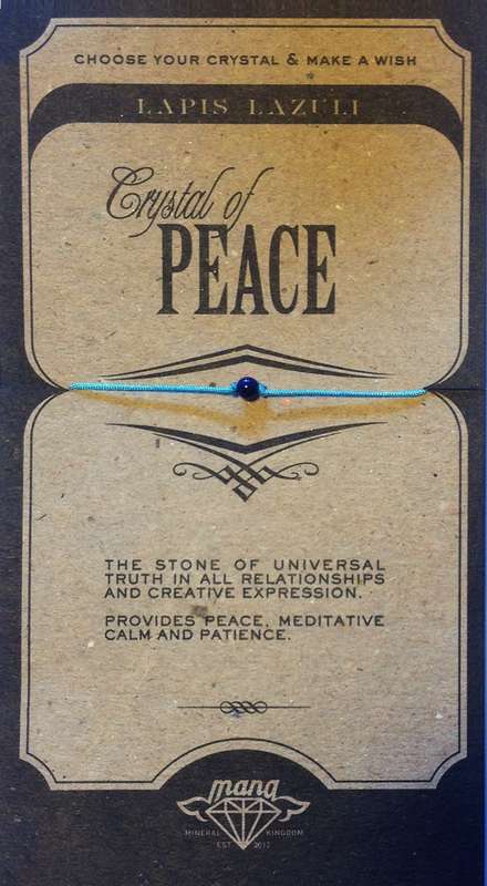 Mana Lapislazuli/peace - 5pcs (MANAENGC07)  JEWELRY
