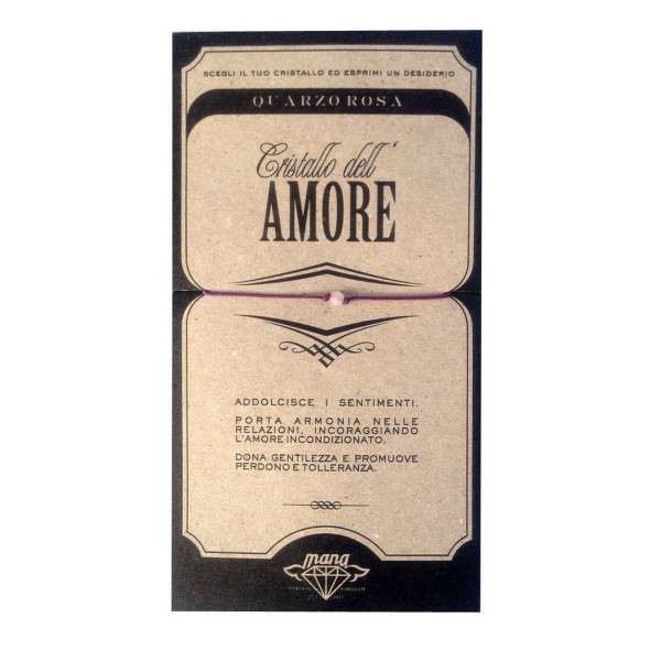 Mana Quarzorosa/amore - 5pcs (MANAITAC08)  JEWELRY