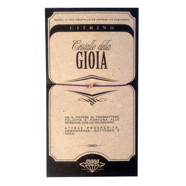 MANA CITRINO/GIOIA - 5pcs (MANAITAC10)