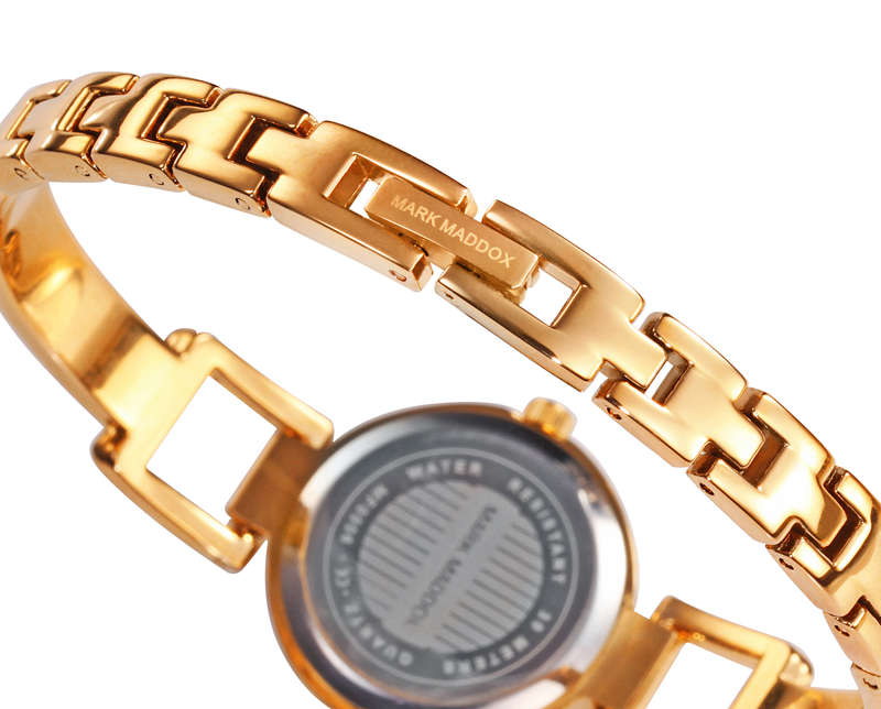 Mark Maddox Women's Watch (mf0006-27)-golden chic