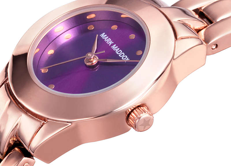 Mark Maddox Women's Watch (mf0008-97)-pink gold