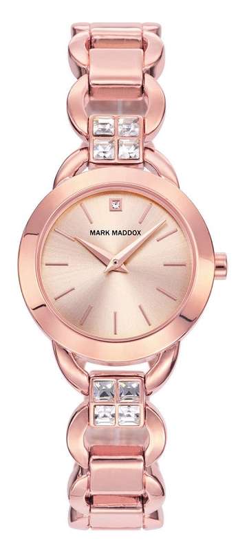 Mark Maddox Unisex Watch (Mf2001-97)-Pink Gold