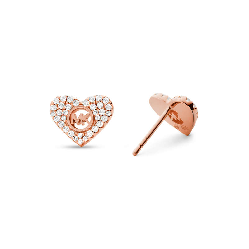 MICHAEL KORS PREMIUM SILVER COLLECTION HEART STUD (MKC1527AN791)