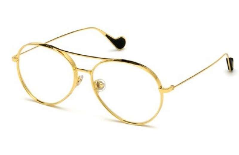 MONCLER SUNGLASSES SHINY PALE GOLD ***SPECIAL PRICE*** (ML0105 54030)