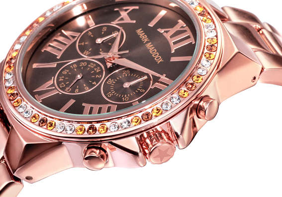Mark Maddox Women's Watch (mm0013-43)-pink gold