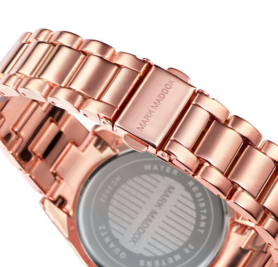 Mark Maddox Women's Watch (mm0013-43)-pink gold