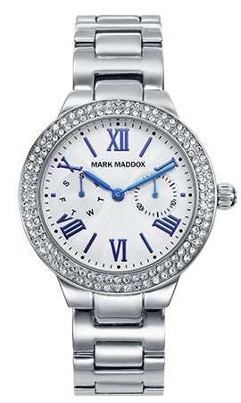 Mark Maddox Unisex Watch (Mm2001-03)-Trendy Silver